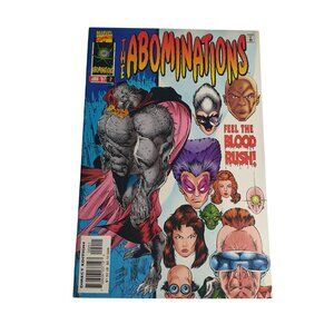 Comic Book Marvel The Abominations Issue 2 Art Revell Monogram Model Kit Ad